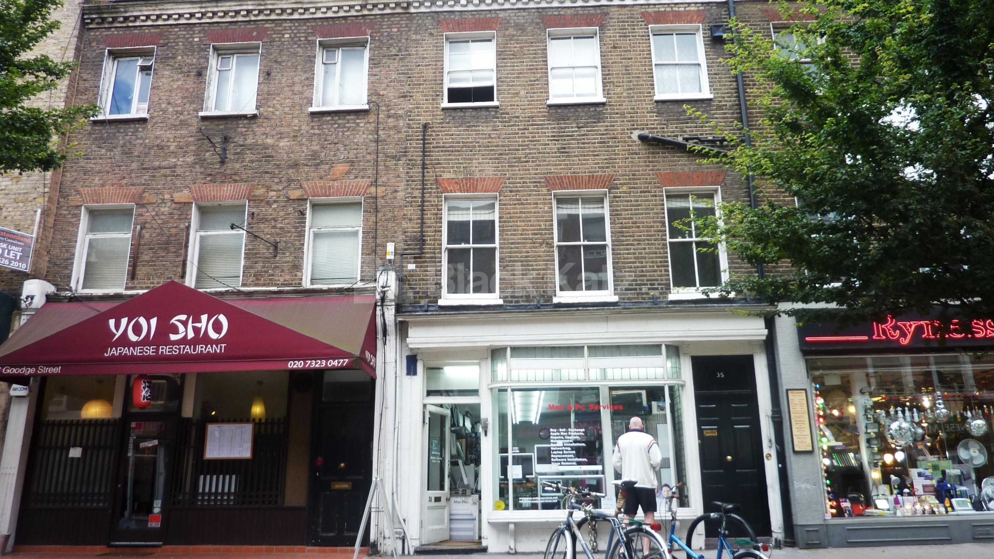 			NEW INSTRUCTION!, 3 Bedroom, 1 bath, 1 reception Flat			 Goodge Street, TOTTENHAM CRT. ROAD W1